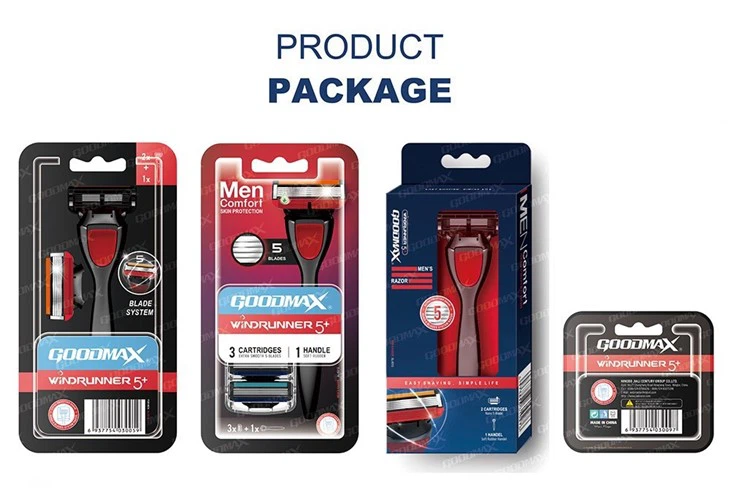 Men Shaving Razor Newest Male Razor 5 Blades Spot Welding System Razor