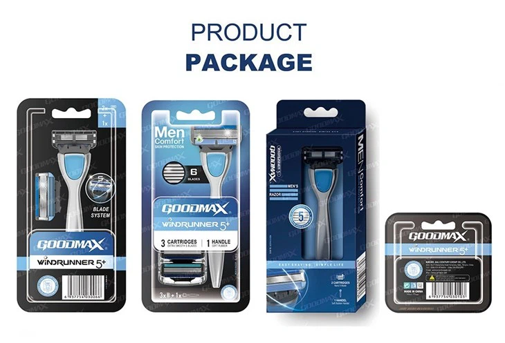 Men Shaving Razor Newest Male Razor 5 Blades Spot Welding System Razor