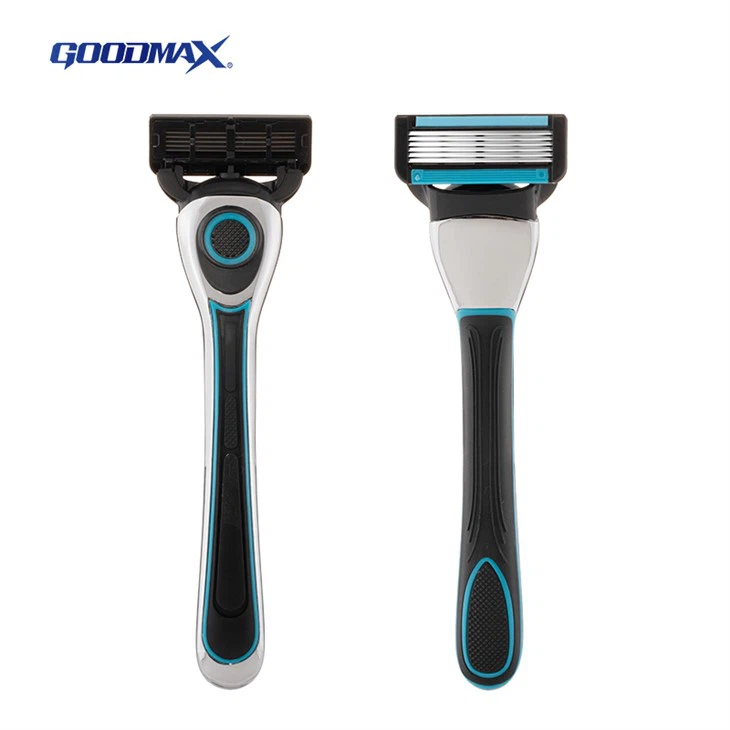Men Manual Six Blade Metal System Razor