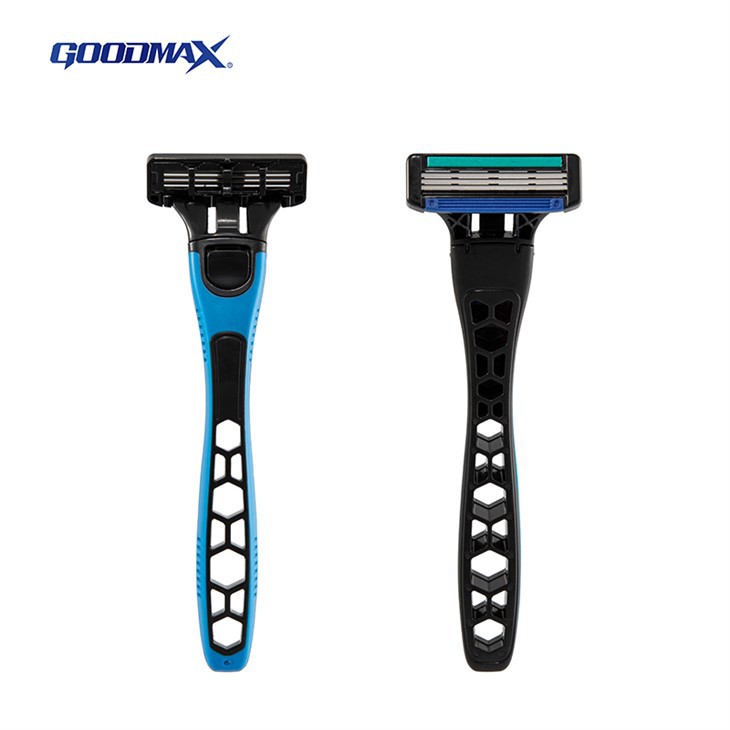 Triple Blade Safety System Shaving Razor